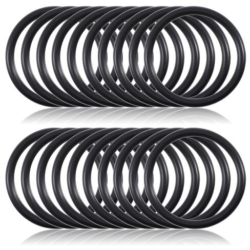 20 Pcs Bumper Quick Release O Rings Bumper Fasteners Washers Replacement Quick Release Rubber Bands Washers for Car Bumper (Black) in Kuwait