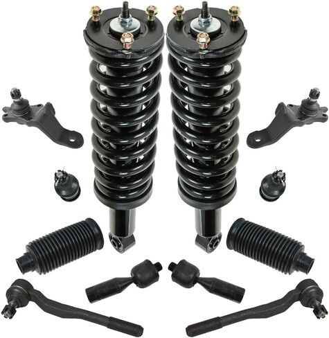 For 12 Piece Steering & Suspension Kit Ball Joints Tie Rods Strut & Spring Assembly Mod-A26M-43757 in Kuwait