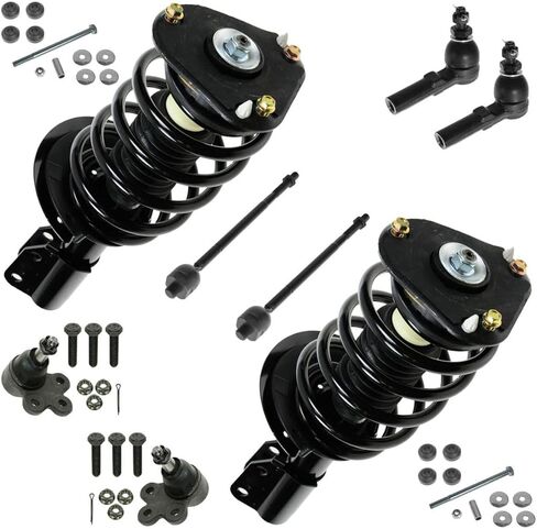 For 10 Piece Steering & Suspension Kit Loaded Struts Tie Rods Ball Joints End Links Mod-A26M-36239 in Kuwait