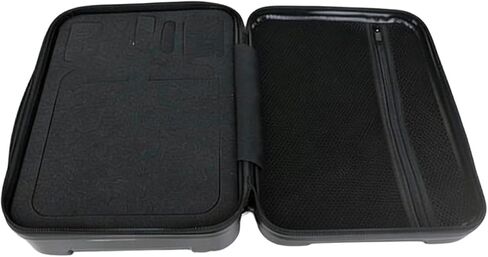 RC Controller Carry Bag Airplane Model Remote Controller Transmit Case Hard PC Shockproof Interior Suitable for Equipment, Silver in Saudi Arabia