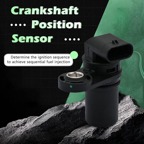 Engine Crank Crankshaft Position Sensor V6 V8 3.7L Compatible with Dodge for Jeep Grand Cherokee 300 Aspen Challenger Charger Commander Durango for Ram 1500 2500 3500 09-13 Replaces 5149230AA PC834 in Kuwait