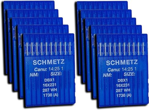 100 SCHMETZ DBX1 16X231 16X95 Sewing Machine Needles (Size 16 (Metric 100)) in Kuwait