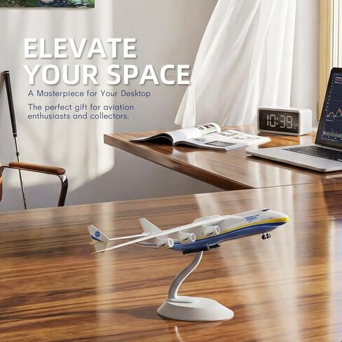 1/400 Antonov 225 Airplane Model Openable Cabin with Stand, Mriya AN-225 Resin Cargo Plane Model Kit for Adult Military Airplane Decoration Display Ornaments Gift in Saudi Arabia