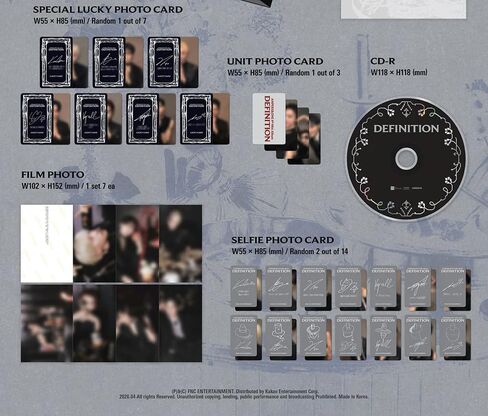 AMPERS&ONE DEFINITION 4th Mini Album [HERE Ver.] Photobook + CD + 2Photocard + Lucky Photocard + Unit PhotoCard + Film Photo (GOD) in Kuwait