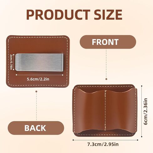 KEUYE Pen Holder Compatible with Moleskine-Brown,Handmade Leather Secure Pen Clip Compatible with Moleskine for Notebooks Journals Planners Bibles,1PC in Kuwait