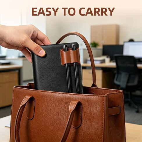 KEUYE Pen Holder Compatible with Moleskine-Brown,Handmade Leather Secure Pen Clip Compatible with Moleskine for Notebooks Journals Planners Bibles,1PC in Kuwait