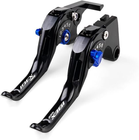 CNC Shorty Brake & Clutch Levers Compatible with CFMOTO Ibex 450 IBEX450 450MT 2024 2025 2026, Adjustable 2-Finger Levers for Adventure Motorcycle Off-Road Control (Grey) in Saudi Arabia
