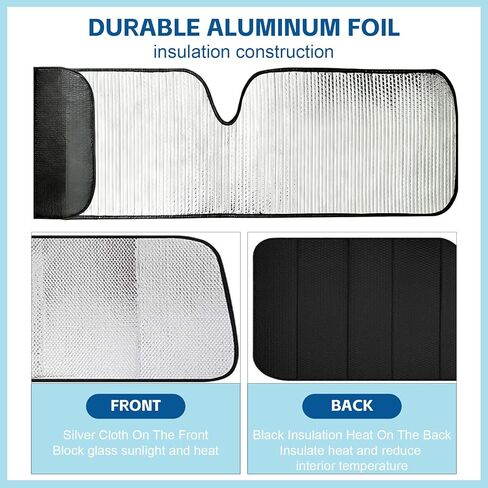 Windshield Sun Shade Fit for Jeep Wrangler TJ JK JL &Gladiator JT 2/4 Door Funny Duck Front Window Shade for UV Rays & Heat Protection Windshield Cover for Jeep in Kuwait