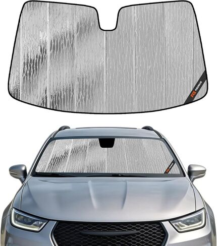 مظلة الشمس للزجاج الأمامي من Pigenius لسيارة Chrysler Pacifica 2017-2026، Voyager 2020-2026 مظلة النافذة الأمامية - AstraGuard in Kuwait