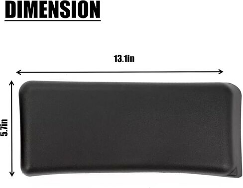 2Pcs Front Bumper Guard Pad Insert Caps Compatible with Ford F-150 2009-2014 and Lincoln Mark LT 2010-2014, Replace# 9L3Z17E810B 9L3Z17E811B Left Driver & Right Passenger Side in Saudi Arabia