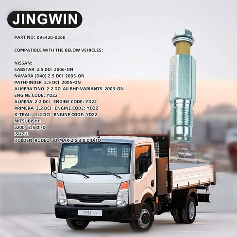 095420-0260 محدد الوقود صمام تخفيف الضغط لنيسان نافارا D40 باثفايندر 2.5 DCI/MITSUBISHI L200 2.5 DI-D/ISUZU Holden Rodeo/D-MAX 2.5 3.0 D DiTD in Kuwait