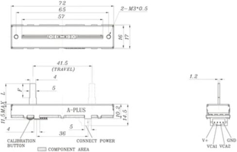1 PCS NS6 NS7 Scratch Volume Fader Cross Cut Pit Potentiometer DJ Controller Accessories in Kuwait