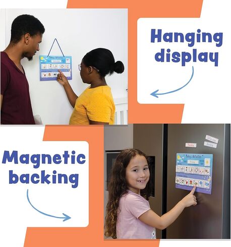 Today's Activities Daily Routine Visual Timetable Magnetic Tile Chart for Children in Saudi Arabia