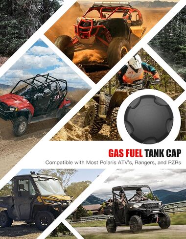 Gas Fuel Tank Cap for Polaris & Can Am ATV/UTV, Gas Cap for Polaris Sportsman General Ranger RZR 800 900 1000 Can-Am Maverick Defender, Replace 5450389, 5433687, 7082037, 5439075, 513033816 in Kuwait