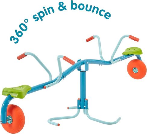 Spiro Seesaw Sit and Spin Teeter Totter with 360 Spin Kids Outdoor Play Equipment for Backyard, Playground, or Indoor Fun Boys and Girls Ages 3-10 in Saudi Arabia