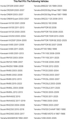 غطاء غاز من الألومنيوم من TUSK مصنوع باللون الأحمر لياماها رابتور 700 2006-2024 in Kuwait