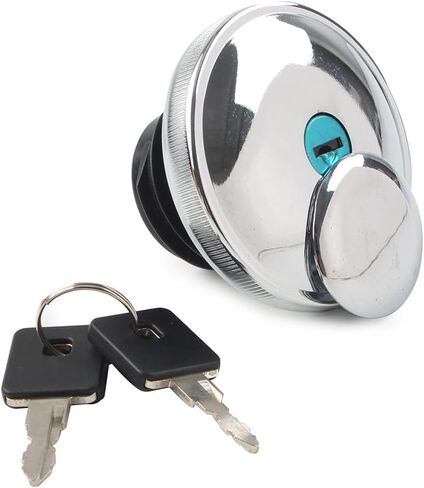 Three T FSFY Fuel Gas Cap Lock with keys Fits for Harley Sportster 883 1986-2019, CHROME in Kuwait