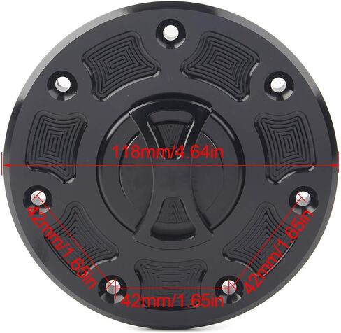 غطاء غطاء خزان الغاز ثلاثي T 7 فتحات بدون مفتاح لـ Kawasaki Ninja ZX-6 ZX6E ZX6R، ZX-7 ZX7R، ZX-9 ZX9R 1984,1994-1999، ZX-11، Ninja 250 250R، Ninja 500 500R، ZG1000 Concours، أخضر in Kuwait