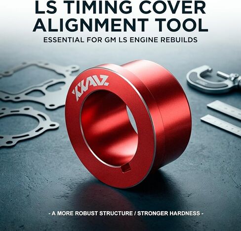 LS Timing Cover Alignment Tool & LS Rear Main Seal Alignment Tool, Billet Front Cover Seal Installer Kit for GM LS Engines LS1 LS2 LS3 LS6 4.8 5.3 6.0 6.2 LQ4 LQ9 in Saudi Arabia