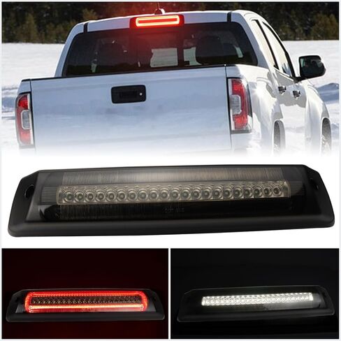 High Mount Stop Lights LED Third Brake Light Assemblies Compatible with Chevy Colorado/GMC Canyon 2015-2023 Rear Center LED 3rd Brake light Replacement (Smoke Lens) in Kuwait