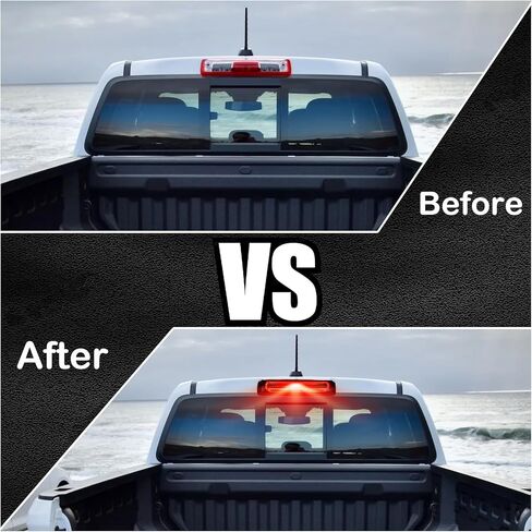 High Mount Stop Lights LED Third Brake Light Assemblies Compatible with Chevy Colorado/GMC Canyon 2015-2023 Rear Center LED 3rd Brake light Replacement (Smoke Lens) in Kuwait