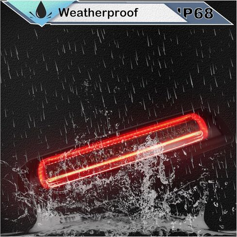 High Mount Stop Lights LED Third Brake Light Assemblies Compatible with Chevy Colorado/GMC Canyon 2015-2023 Rear Center LED 3rd Brake light Replacement (Smoke Lens) in Kuwait