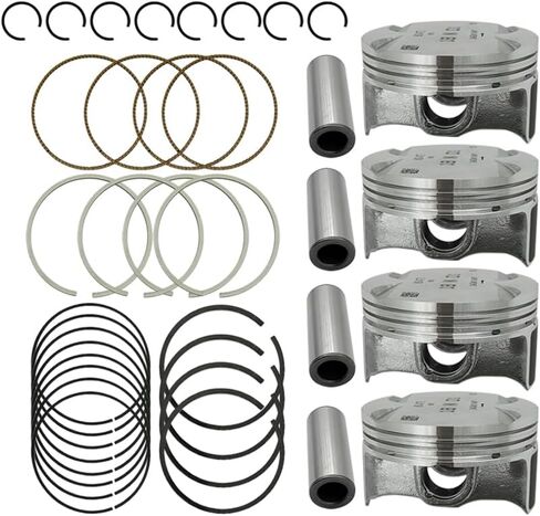 55567934 STD Engine Piston & Rings Kit Fits for 2011-2018 Chevy Sonic Cruze 1.8L LUW LWE, Replace 55574537 25192330 55567940 55576441 in Kuwait