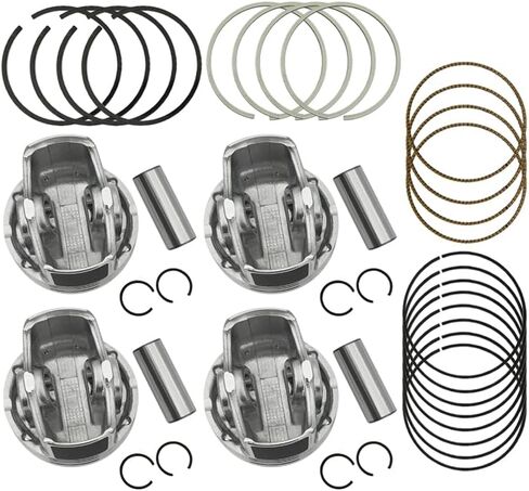 55567934 STD Engine Piston & Rings Kit Fits for 2011-2018 Chevy Sonic Cruze 1.8L LUW LWE, Replace 55574537 25192330 55567940 55576441 in Kuwait