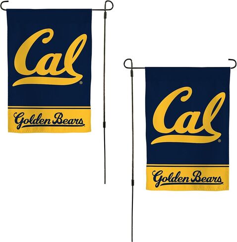 لافتة حديقة صبار الصحراء بجامعة كاليفورنيا بيركلي، علم Golden Bears Cal UC، 100% بوليستر (تصميم E) in Saudi Arabia