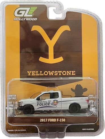 جرين لايت هوليوود 1:64 2017 F-150 يلوستون بروكن روك بوليس تويلاندباي حصري للبالغين قابل للجمع 51673 in Kuwait
