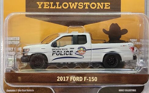 جرين لايت هوليوود 1:64 2017 F-150 يلوستون بروكن روك بوليس تويلاندباي حصري للبالغين قابل للجمع 51673 in Kuwait