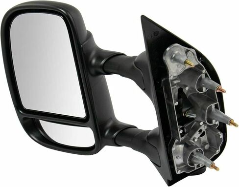 Towing Towing Rearview Mirror for Left Driver Side LH For 2002-2014 Ford E-150 E-250 For 2002-2016 Ford E-350 E-450 For 2002-2003 Ford E-550 For 2002-2010 Ford Econoline Manual FO1320238 in Kuwait