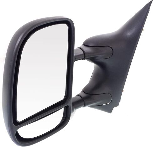 Towing Towing Rearview Mirror for Left Driver Side LH For 2002-2014 Ford E-150 E-250 For 2002-2016 Ford E-350 E-450 For 2002-2003 Ford E-550 For 2002-2010 Ford Econoline Manual FO1320238 in Kuwait
