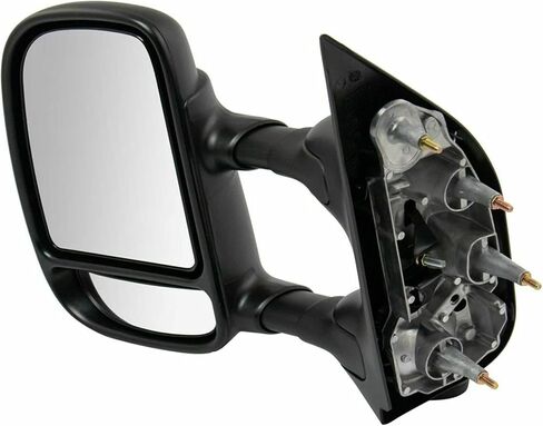 Towing Towing Rearview Mirror for Left Driver Side LH For 2002-2014 Ford E-150 E-250 For 2002-2016 Ford E-350 E-450 For 2002-2003 Ford E-550 For 2002-2010 Ford Econoline Manual FO1320238 in Kuwait