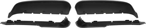 HECASA Pair Tow Mirror Covers Compatible with 2020-2024 Chevy Chevrolet Silverado/GMC Sierra 2500HD 3500HD Front Top Door Mirror Cap Trim Replacement for 84468904 84468910 Plastic(ABS) Painted Black in Kuwait