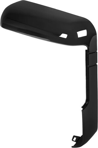 HECASA Pair Tow Mirror Covers Compatible with 2020-2024 Chevy Chevrolet Silverado/GMC Sierra 2500HD 3500HD Front Top Door Mirror Cap Trim Replacement for 84468904 84468910 Plastic(ABS) Painted Black in Kuwait