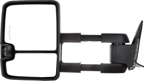 Towing Mirrors Power Adjusted LED Turn Signal Chrome(Pair Set)Tow Mirrors Replacement Compatible for 1988-1998 for Chevy for GMC C1500/K1500 1988-2000 for Chevy for GMC C2500/K2500/K3500 in Saudi Arabia