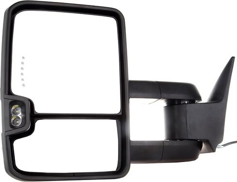 Towing Mirrors Power Adjusted LED Turn Signal Chrome(Pair Set)Tow Mirrors Replacement Compatible for 1988-1998 for Chevy for GMC C1500/K1500 1988-2000 for Chevy for GMC C2500/K2500/K3500 in Saudi Arabia