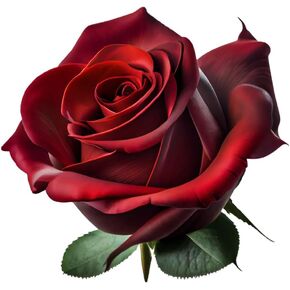 Decorative Red Rose A Edition 3D Stickers 2-Piece Suitable for car Body Windows Bumpers laptops Luggage Furniture and Wall Decoration Stickers #3A-10 in Saudi Arabia
