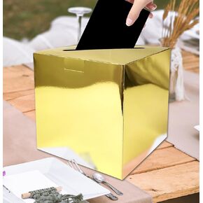 SietDESEO Gold Card Box Wedding Card Box Raffle Box Gift Card Box for Birthday Party Wedding Baby Shower Bridal Shower Money Card Box in Kuwait