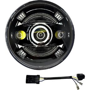 Motorcycle 7 inch Headlight for Harley Street Glide/Tri Glide, Compatible with Road King in Saudi Arabia