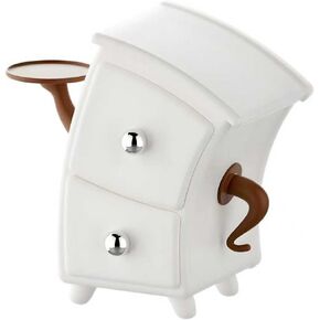 Desk Organizer with Drawer white Desktop Stand for Small Accessories Plant Stand Makeup Holder Home decor Tabletop in Saudi Arabia