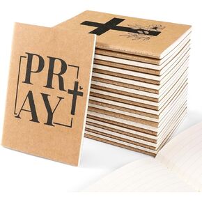 24 Pack Bible Verse Mini Notebooks for Kids Party Favors, A6 Small Notebooks for Church Groups, Notebook Bulk for Sunday School Prizes Bag Stuffer, Little Journals for Kids in Saudi Arabia