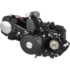 مجموعة محرك الدراجة YIYIBYUS 125cc رباعية الأشواط، 3 تروس أمامية و1 محرك دراجة نارية عكسي Go Kart مع إشعال CDI، محرك بدء كهربائي ATV لدراجة Go Kart Honda Pit Dirt Bike in Kuwait