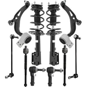 SCITOO Front Struts Control Arms Sway Bars Tie Rods Compatible for 2011-2013 For Ford Explorer 3.5L AWD suspension strut and coil spring Replacement 272620 272621 K622215 Complete Shock Strut in Saudi Arabia
