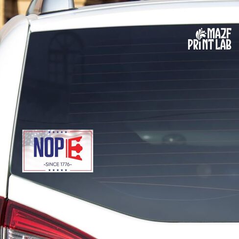 NOP Since 1776 Sticker – 3 Pack (5"x3") | Patriotic Independence Vinyl Decals | Waterproof, All-Weather USA Stickers for Cars, Trucks, Laptops, Water Bottles & Coolers in Saudi Arabia