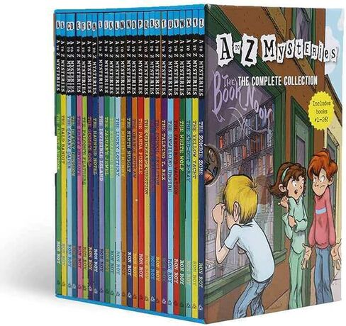 A Library of A to Z Mysteries Book Set Paperback Series Box Complete, Early Childhood Education Materials Reading Books in Saudi Arabia