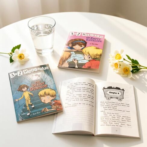 A Library of A to Z Mysteries Book Set Paperback Series Box Complete, Early Childhood Education Materials Reading Books in Saudi Arabia