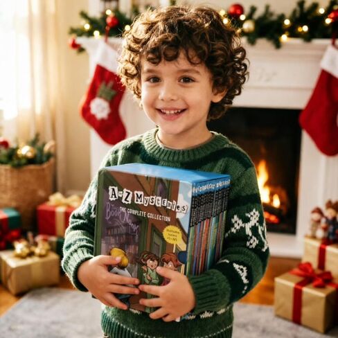 A Library of A to Z Mysteries Book Set Paperback Series Box Complete, Early Childhood Education Materials Reading Books in Saudi Arabia