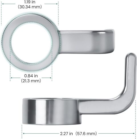 Fuel Nozzle Hook Clip Compatible with 99000241, 3/4" Aluminum Gas Pump Nozzle Holder, 2 Pack in Saudi Arabia